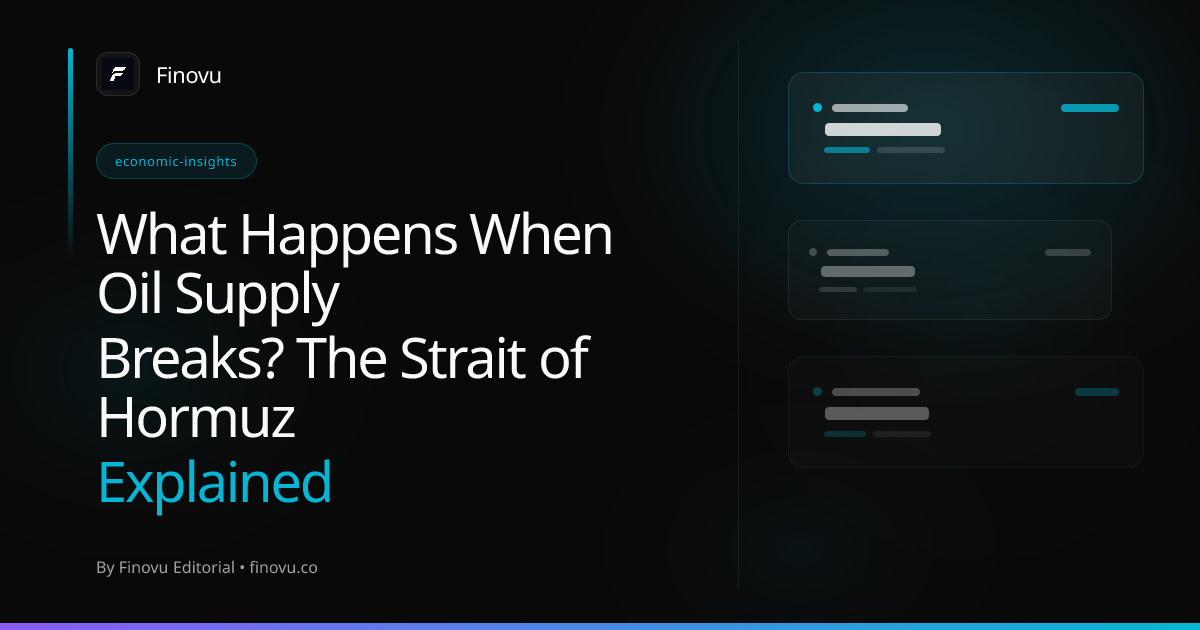 What Happens When Oil Supply Breaks? The Strait of Hormuz Explained ...